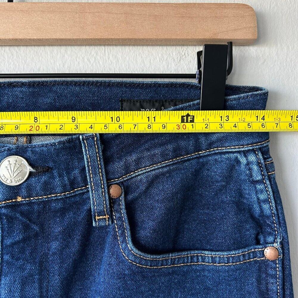 Rag & Bone Vintage Cigarette Jeans Women 27 Broken Bloo Denim - Picture 12 of 14